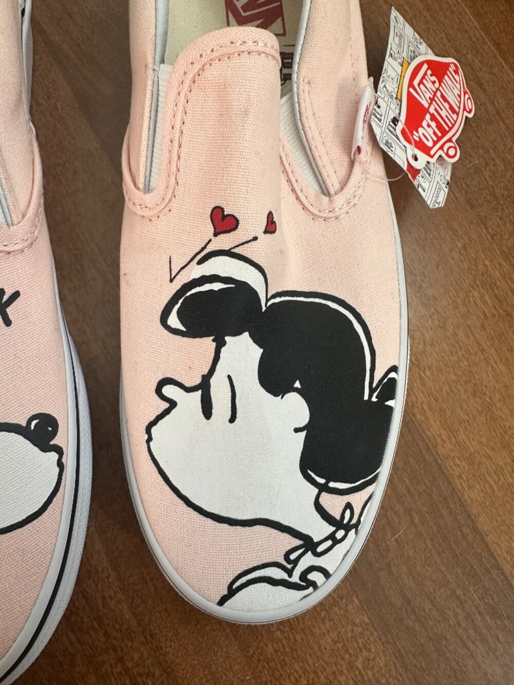 Vans Slip-On Peanuts Smack in Light Pink - Picture 7 of 16